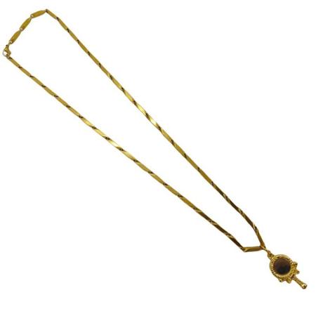 Corrente Com Pingente Oxum 3,4 Cm Dourado - Lua Mística - 100% Original - Loja Oficial Imagem de Corrente Com Pingente Oxum 3,4 Cm Dourado