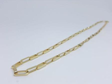 Imagem de Corrente Cordão Ouro Masculino 18k 750 Grossa 4mm Cadeado