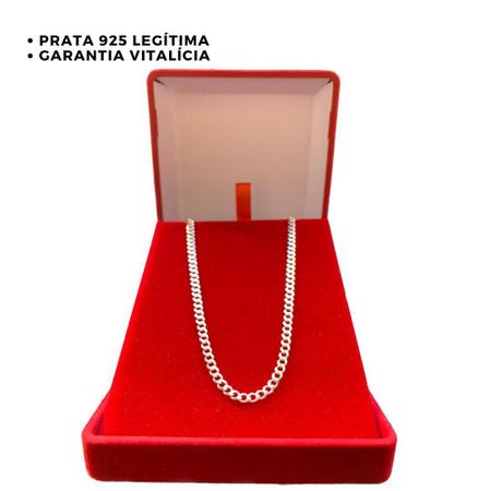 Imagem de Corrente Cordão Prata 3,5Mm Masculina 925 70Cm Grumet