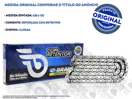 Kit Relação-Transmissão Yamaha Fazer 150/ Factor 150 ( Brandy + Kmc) - Kit  Relação para Moto - Magazine Luiza