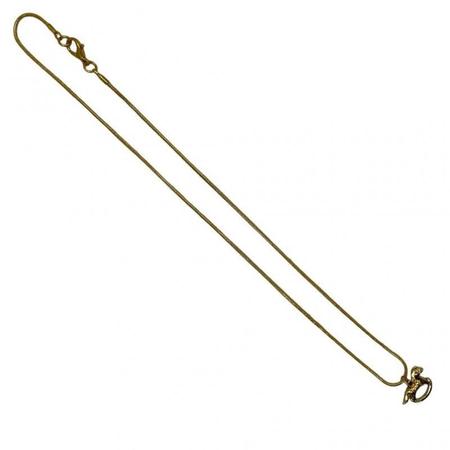 Corrente Dourada Com Pingente Cavalinho 1,7 Cm - Bialluz Presentes Imagem de Corrente Dourada Com Pingente Cavalinho 1,7 Cm