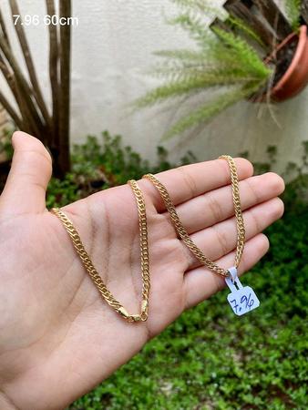 Corrente Romana Masculina 60cm Ouro18K Ishizaki - 7.96 - Ishizaki Alianças Imagem de Corrente Romana Masculina 60cm Ouro18K Ishizaki - 7.96