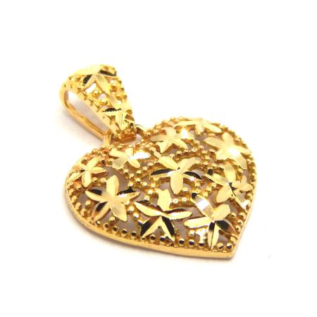 Corrente Singapura Em Ouro 18k Com Pingente Coração Rendado Diamantado - AGAPRIME JOIAS Imagem de Corrente Singapura Em Ouro 18k Com Pingente Coração Rendado Diamantado
