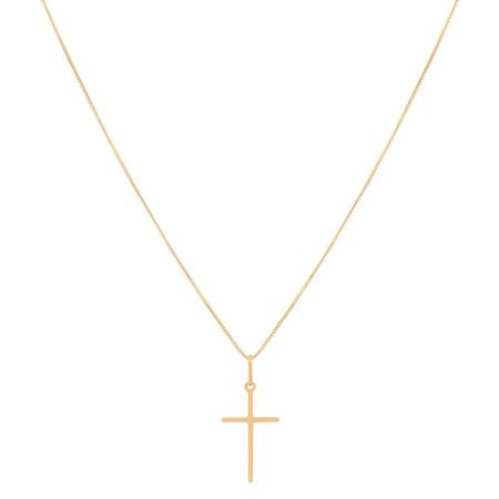 Imagem de Corrente Veneziana Ouro 18k 70cm+ Pingente Crucifixo Ouro18k