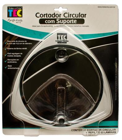 Cortador Cutter Circulos Circular 2.4 Cm - 15.3 Cm Morn Sun