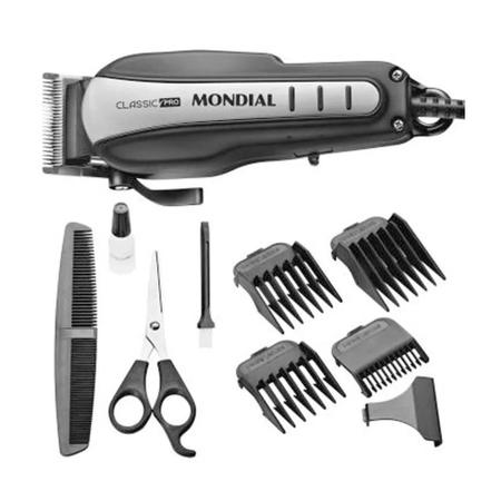Cortador De Cabelo Mondial Cr03 Maquina 4 Pentes Cortar 110v Imagem de Cortador De Cabelo Mondial Cr03 Maquina 4 Pentes Cortar 110v