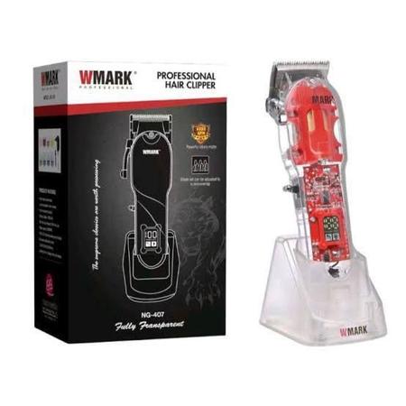 Imagem de Cortador De Cabelo Wmark Ng-407 Vermelho 100V/240V