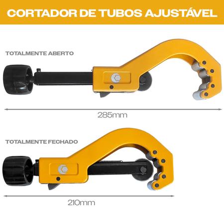 Imagem de Cortador de Tubos 14 a 63mm Cobre Alumínio PPR Profissional