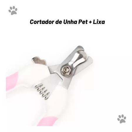 Imagem de Cortador De Unha Pet Grande Com Lixa Kit Cães Gatos