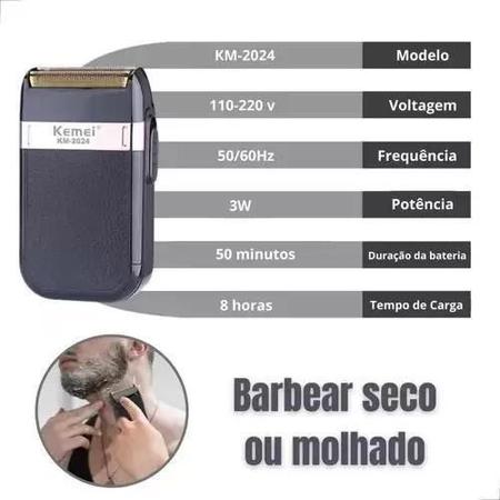 Imagem de Corte Preciso Liberdade: Máquina Barbeador Sem Fio Shaver