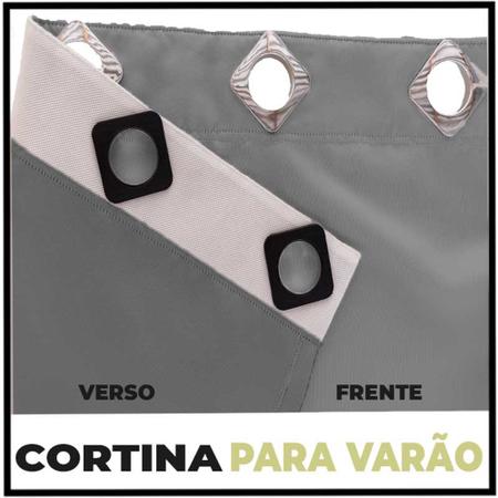 Imagem de cortina blackout Ana quarto de janela 5,50 x 2,70 preto