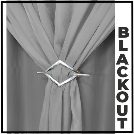 Imagem de cortina blackout berlim corta luz 8,00 x 2,90 quarto branco