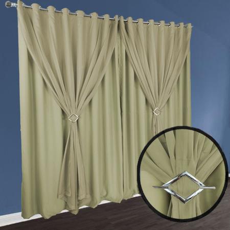 cortina blackout Berlim em tecido blackout 5,50 x 2,50 cinza - Bravin Cortinas Imagem de cortina blackout Berlim em tecido blackout 5,50 x 2,50 cinza