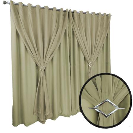cortina blackout Berlim em tecido blackout 5,50 x 2,50 cinza - Bravin Cortinas Imagem de cortina blackout Berlim em tecido blackout 5,50 x 2,50 cinza