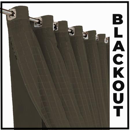 Imagem de cortina blackout Fiori corta luz 8,00 x 2,40 c/voal preto