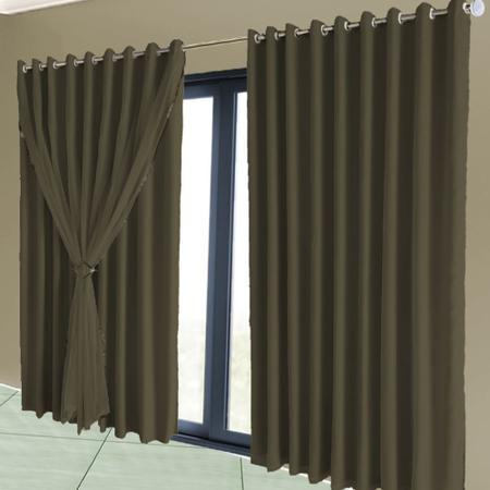 cortina blackout Lisboa em tecido blackout 5,50 x 2,50 palha - Enxovais Bravin Imagem de cortina blackout Lisboa em tecido blackout 5,50 x 2,50 palha