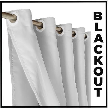 Imagem de cortina blackout Lisboa par varão 7,00 x 2,80 ilhios preto