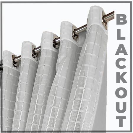 Imagem de cortina blackout Mix para varão ilhios 5,50 x 2,90 bege