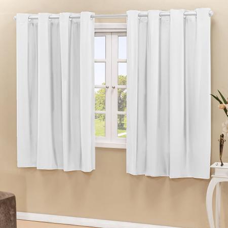 Imagem de Cortina Blackout PVC Branco Corta Luz 2,80m X 2,30m