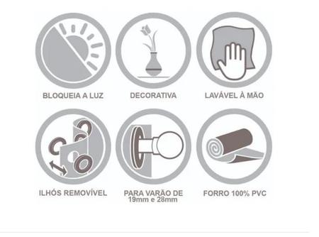 Cortina Blackout Pvc Corta Luz 100 % 2,80 M X 2,80 Blecaute - Atacado linda casa Imagem de Cortina Blackout Pvc Corta Luz 100 % 2,80 M X 2,80 Blecaute