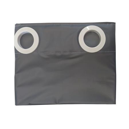 Imagem de Cortina Blackout Sala ou Quarto PVC (plástico) Rústica 100% Blecaute 2,80M x 1,80M Tecido Grosso