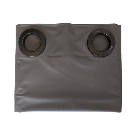 Imagem de Cortina Blackout Sala ou Quarto PVC (plástico) Rústica 100% Blecaute 2,80M x 2,00M Tecido Grosso