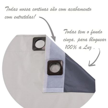 Imagem de Cortina Blecaute Blackout  Black Out Voil Liso 2,80x1,60 M