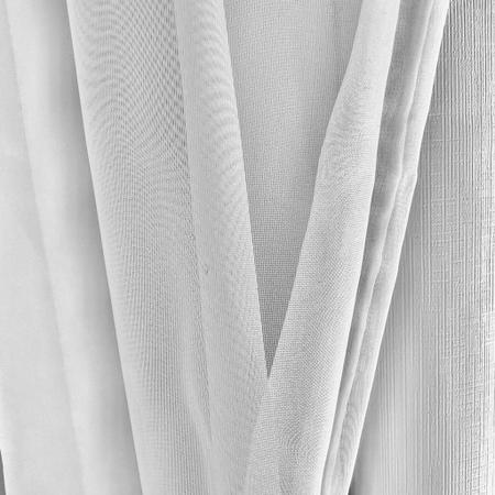 Imagem de Cortina com voil e corta Luz Blacaute pvc 2,80x2,30 Branco