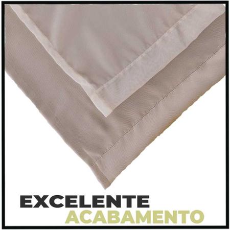 Cortina Cortinas sala 8x2,30 Tecido blackout Ana branco - Enxovais Bravin Imagem de Cortina Cortinas sala 8x2,30 Tecido blackout Ana branco