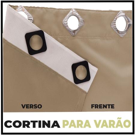 Cortina Cortinas sala 8x2,40 Tecido blackout Ana branco - Enxovais Bravin Imagem de Cortina Cortinas sala 8x2,40 Tecido blackout Ana branco