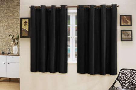 Cortina de Cozinha Blackout Sala Quarto PVC 2,80m x 1,30m Corta 100% a Luz - NARA CONFECÇÕES Imagem de Cortina de Cozinha Blackout Sala Quarto PVC 2,80m x 1,30m Corta 100% a Luz
