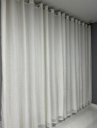 Imagem de Cortina de linho e forro sala/quarto 5,80 x 2,60