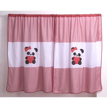 Imagem de Cortina infantil Panda 2m x 1,7m Deccoralle