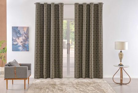 Cortina Michigan 2 00 m X 1 80 m Para Sala Quarto Varão Tecido Jacquard para Encantar e Transformar Sua Casa com Estilo - Shopping do Bordado Imagem de Cortina Michigan 2 00 m X 1 80 m Para Sala Quarto Varão Tecido Jacquard para Encantar e Transformar Sua Casa com Estilo
