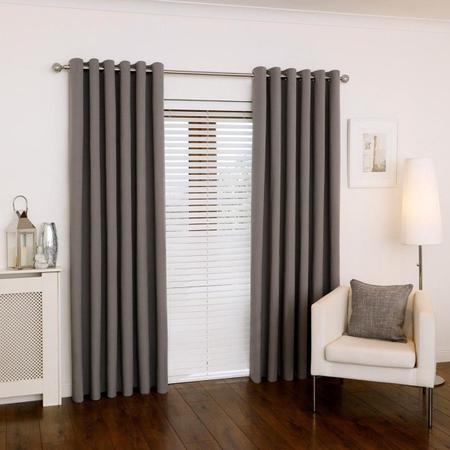 Cortina Oxford Cinza-Escuro 300X270 Sala/Quarto Fabritex Imagem de Cortina Oxford Cinza-Escuro 300X270 Sala/Quarto Fabritex