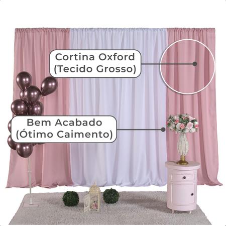 Cortina Oxford Decoração Festa Aniversário 7,5MX2,5M - Serena Decor Imagem de Cortina Oxford Decoração Festa Aniversário 7,5MX2,5M