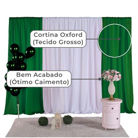 Imagem de Cortina Oxford Decoração Festa Aniversário 7,5MX2,5M