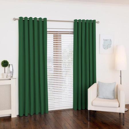 Cortina Oxford Verde-Bandeira 300X270 Sala/Quarto Fabritex Imagem de Cortina Oxford Verde-Bandeira 300X270 Sala/Quarto Fabritex