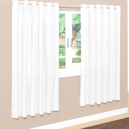 Imagem de cortina para quarto cores variadas 2,00m x 1,70m perciana p/ cozinha luxo branco