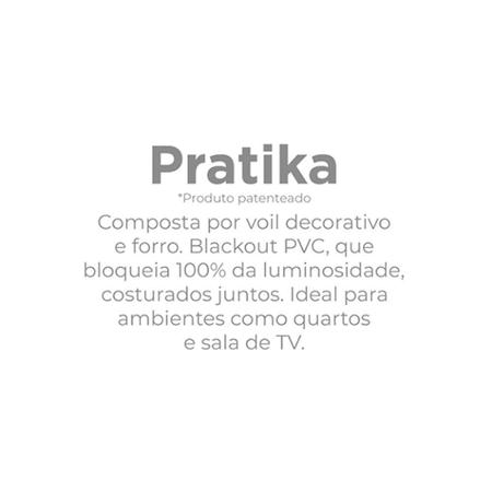 Imagem de Cortina Para Sala Blackout Pratika Slim Pádua 2,60m x 1,70m