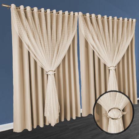 cortina pé direito blackout varão 5,00 x 3,80 Fiori preto - Bravin Cortinas Imagem de cortina pé direito blackout varão 5,00 x 3,80 Fiori preto