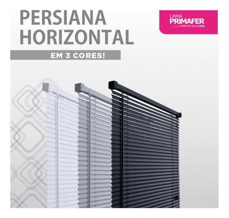 Imagem de Cortina Persiana para quarto cozinha escritório De pvc Horizontal 100x130cm