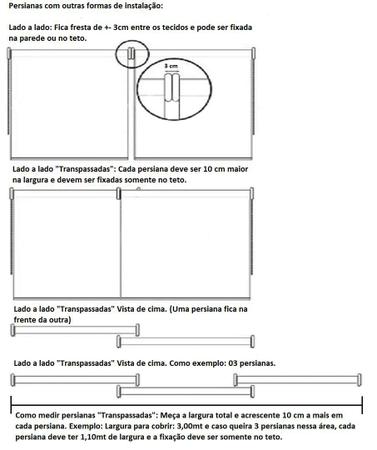 Imagem de CORTINA PERSIANA ROLO TELA SOLAR 5% 1,15 Larg X 1,05 Alt