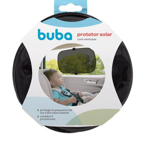 Imagem de Cortina Protetor Solar Automotivo Infantil Fixação Ventosa Buba