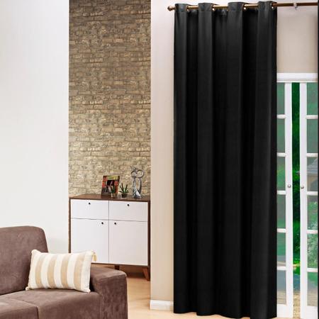 Imagem de Cortina PVC Bloqueia 100% a Luz 1,40m x 2,80m Blackout Cortina de Parede Corta Luz