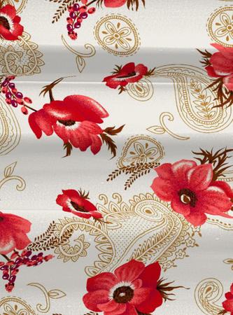 Cortina Rústica 2,80M X 2,50M Floral Hibisco Quarto Ou Sala - Ibitinga Decora Imagem de Cortina Rústica 2,80M X 2,50M Floral Hibisco Quarto Ou Sala