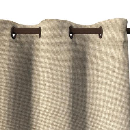 Cortina Rustica Semi Blackout 6,00x2,50 Sala e Quarto Varão Simples - CBNA vARIEDADES Imagem de Cortina Rustica Semi Blackout 6,00x2,50 Sala e Quarto Varão Simples