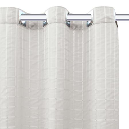 Cortina Voil Xadrez 6.00x2.50 Com Forro Blackout - J&C ACESSÓRIOS PARA CORTINAS Imagem de Cortina Voil Xadrez 6.00x2.50 Com Forro Blackout