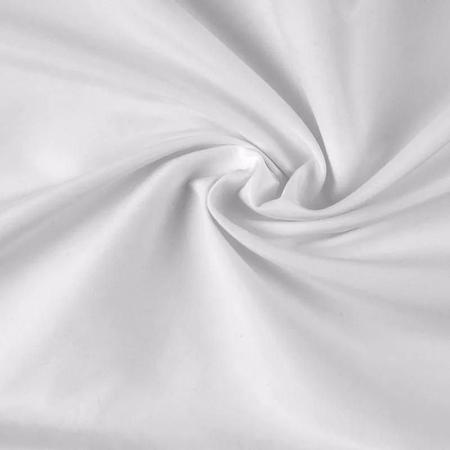 Imagem de Cortina Voil Xadrez Branco 10,00X2,30 Com Forro Microfibra