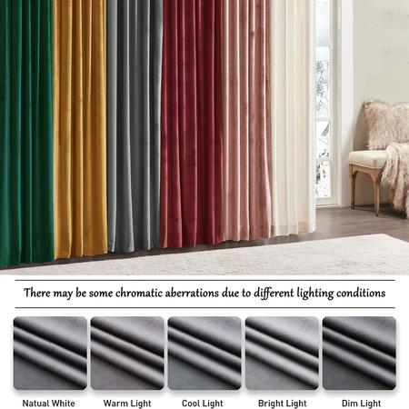 Imagem de Cortinas Timeper Blackout Velvet 304cm Extra Longas Elegantes